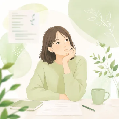 名前の変更を考えている人物のイメージ