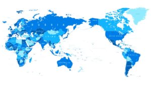 世界地図の加増