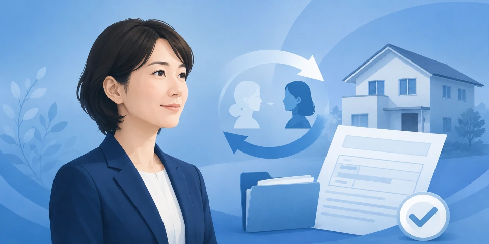 不動産名義の住所氏名変更を検討している画像